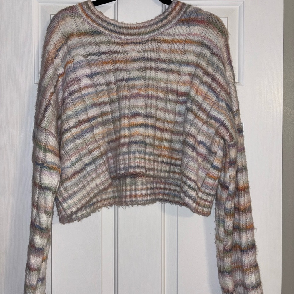 Altar'd State Pastel Striped Women's Sweater